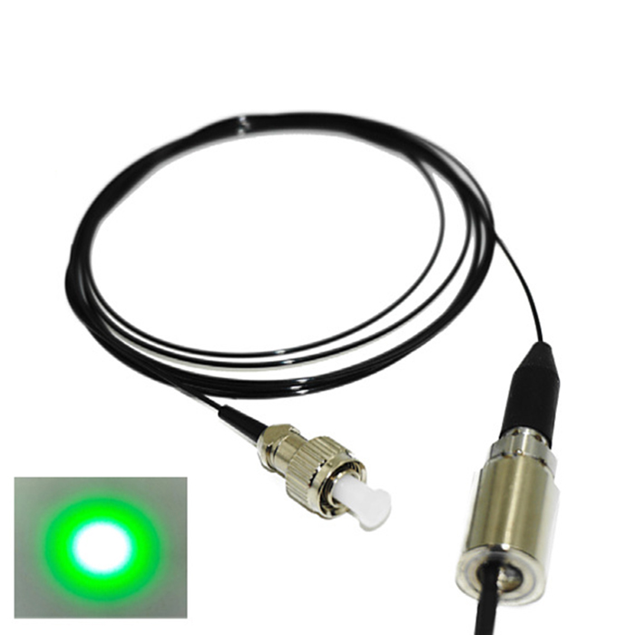 520nm 60mW Green 9μm Single-mode Fiber Coupled Laser Pigtail Laser - Click Image to Close